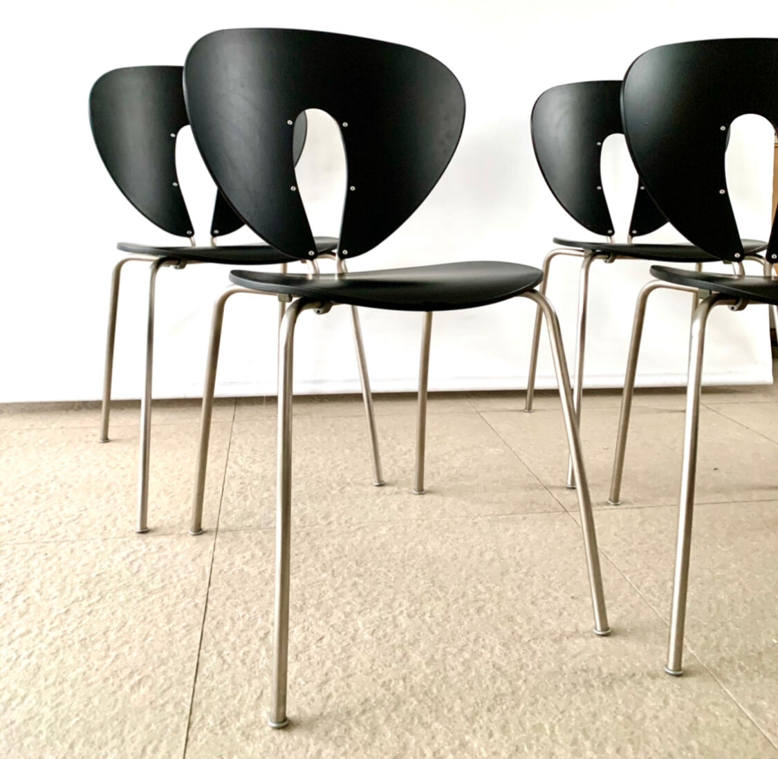 Set of 4 Globus chairs
