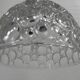 Vintage pendant lamp with glass shade with bubble pattern, 1960s