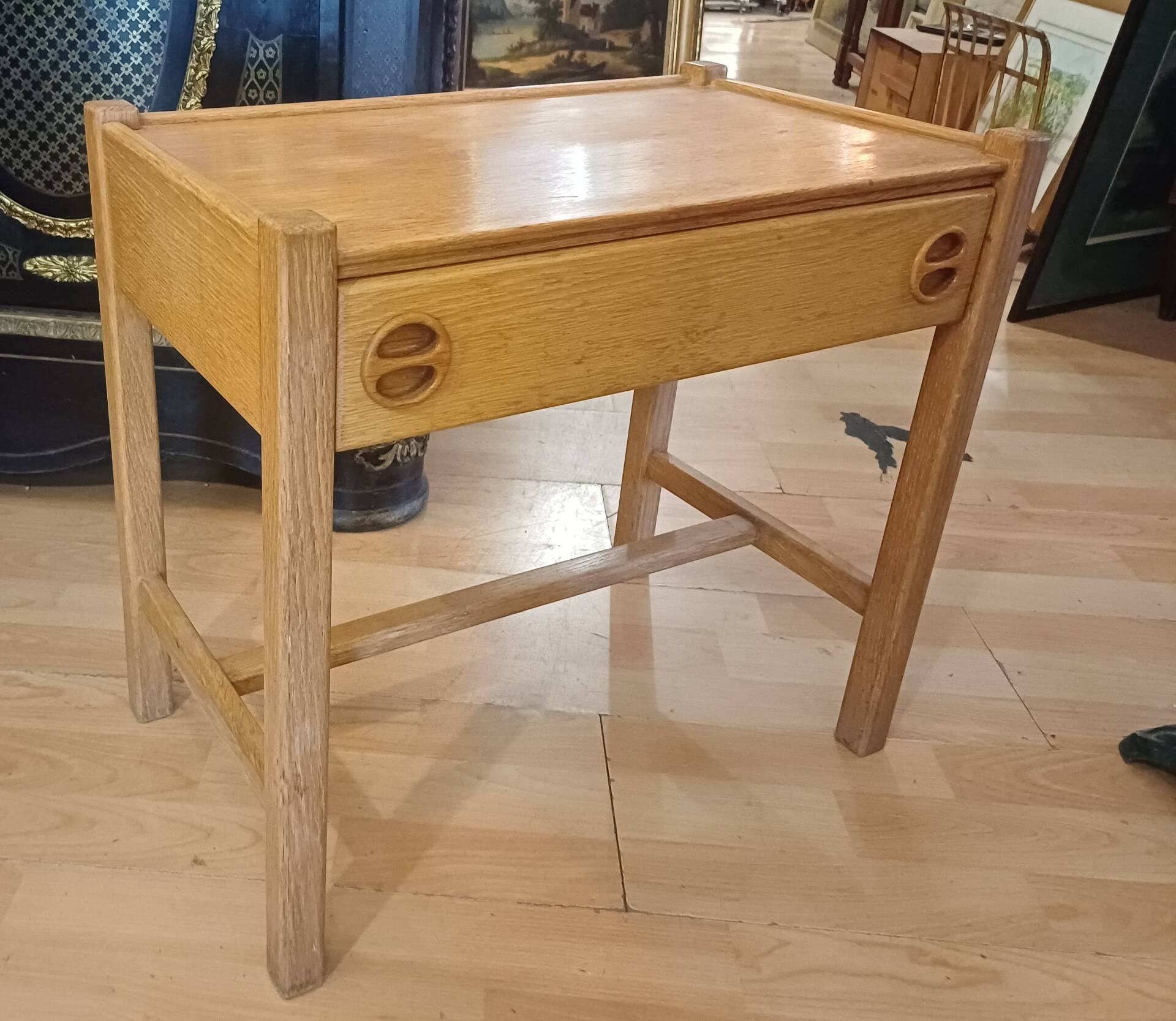 Scandinavian bedside table attributed to Arne Wahl Iversen, year 1960.