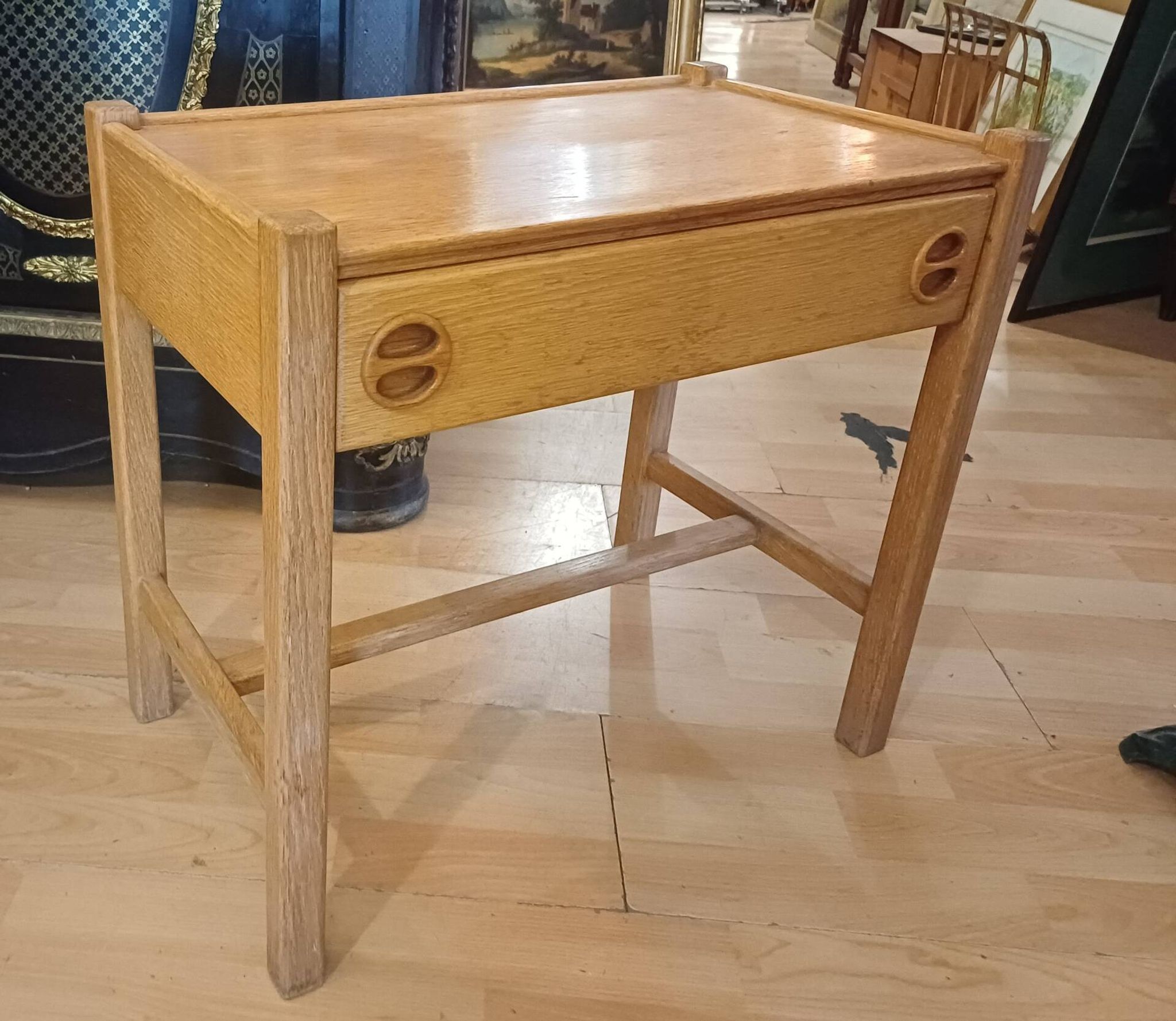 Scandinavian bedside table attributed to Arne Wahl Iversen, year 1960.