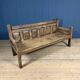 Grand banc en bois antique espagnol du 19ème siècle