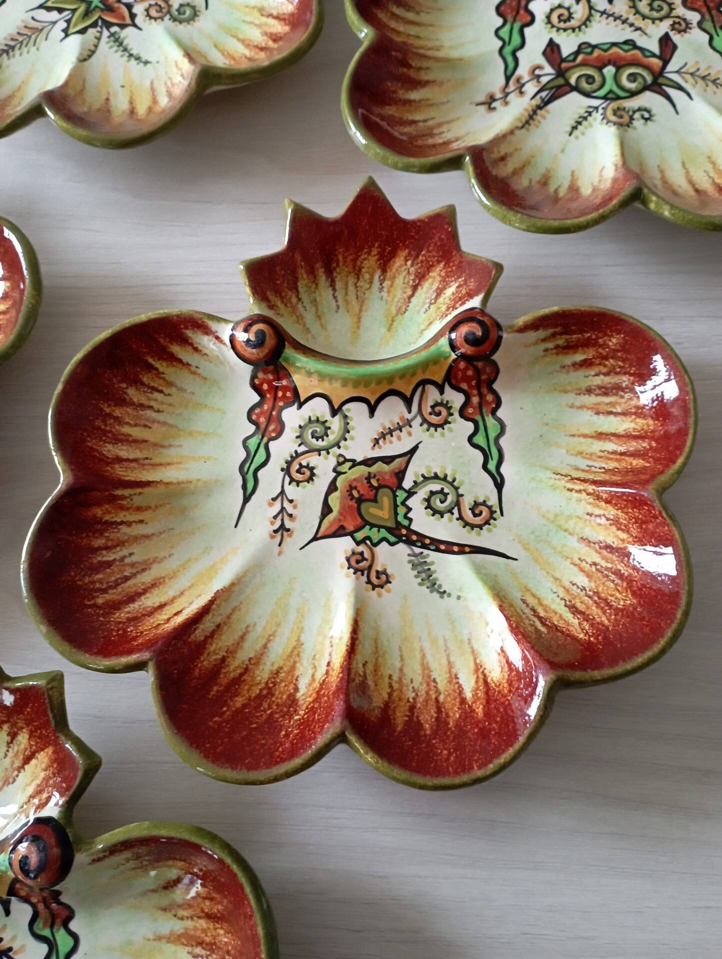 Paul Fouillen ceramic plates
