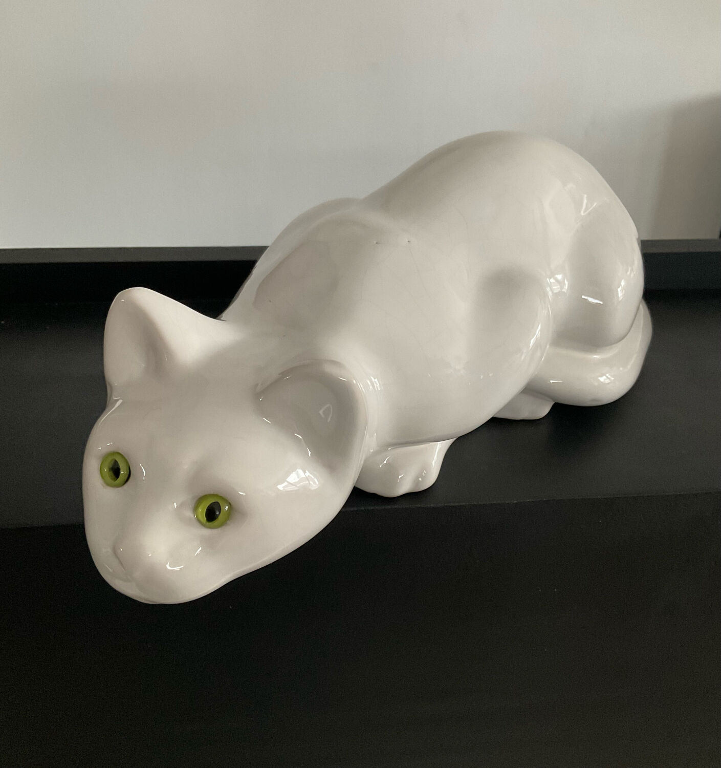 Vintage ceramic cat 70s