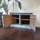 Antique fishmonger’s furniture – Solid stone top – Nearly century-old piece