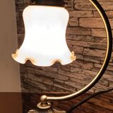 Lampe vintage opaline