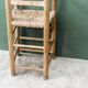 High straw chair for children