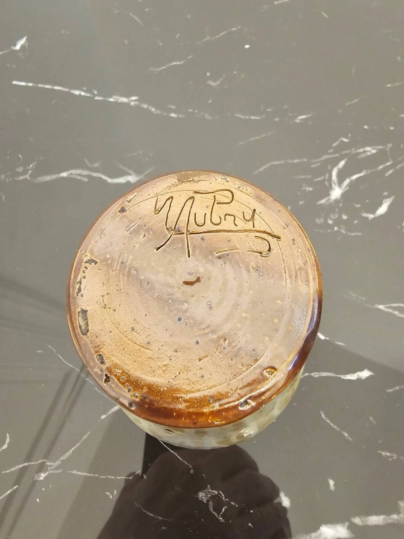 Petit vase en grès Marcellus Aubry de Bouffioulx Belgique