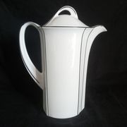 Art Deco coffee service for 6 people in porcelain Winterling Marktleuthen Bavaria (22 pieces)