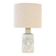 Ceramic table lamp by Desiree Stentoj with ovals