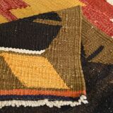 9x12 Geometric Style Turkish Vintage Kilim Rug, 264x383Cm