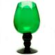 Postmodernist vase, glass, Huta Hortensja, Poland, 1960s