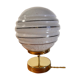 Table lamp globe vintage glass clichy glass