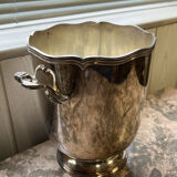 Two silver metal ice buckets hallmarked around 1900