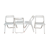 4 Metal folding chairs