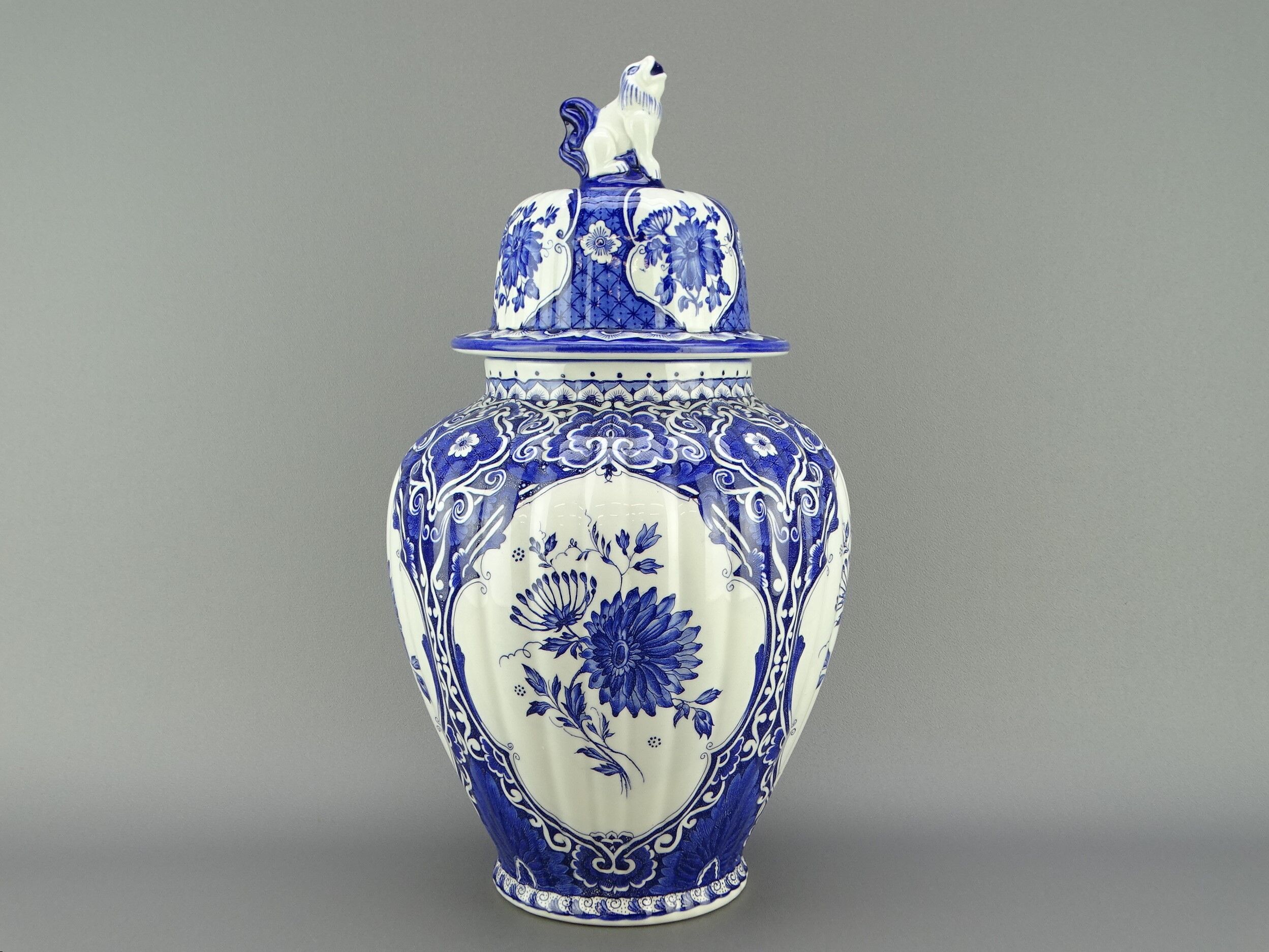 Potiche Delft earthenware vase in Holland