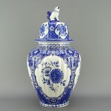 Potiche Delft earthenware vase in Holland