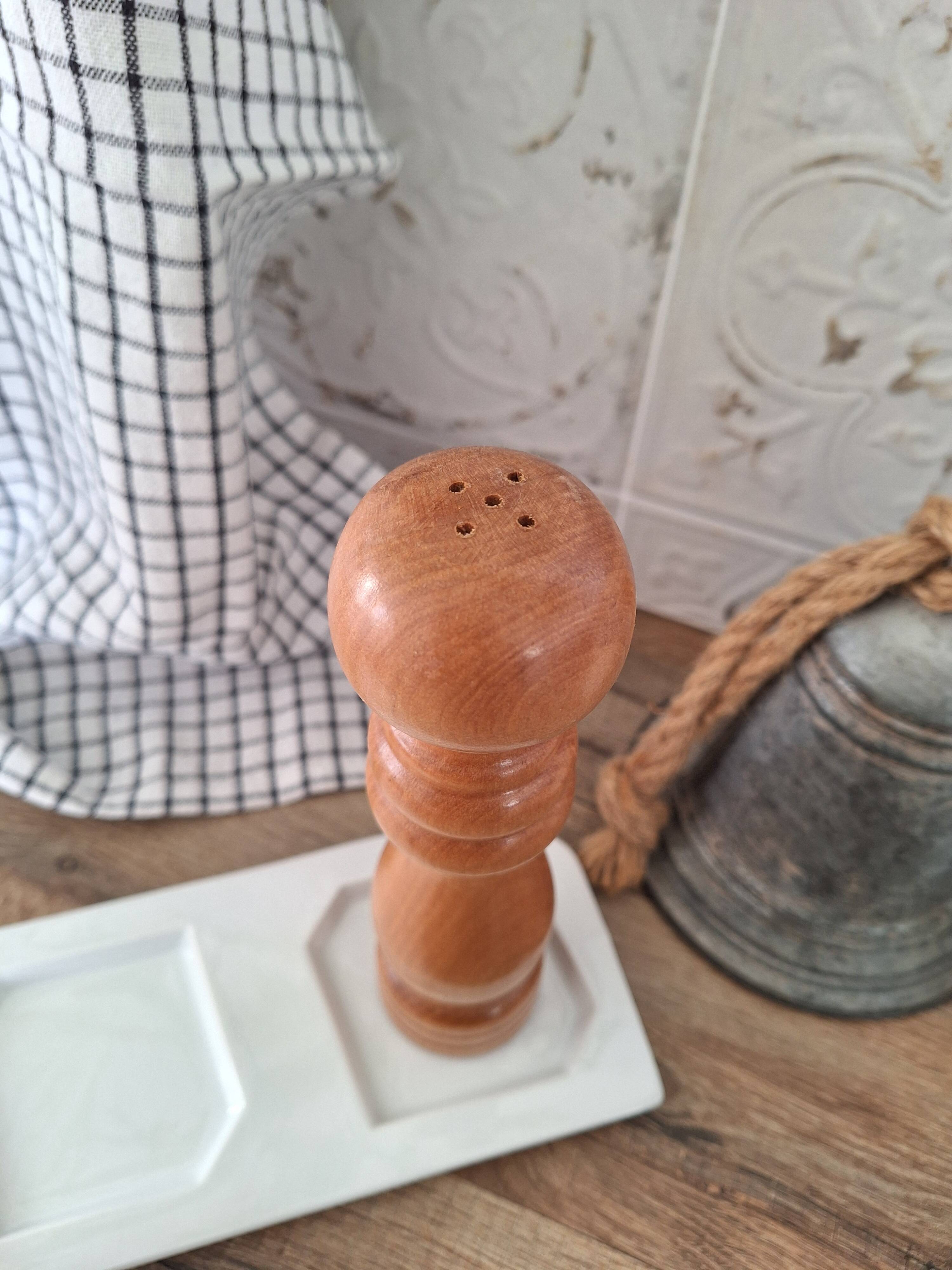 Wooden salt shaker