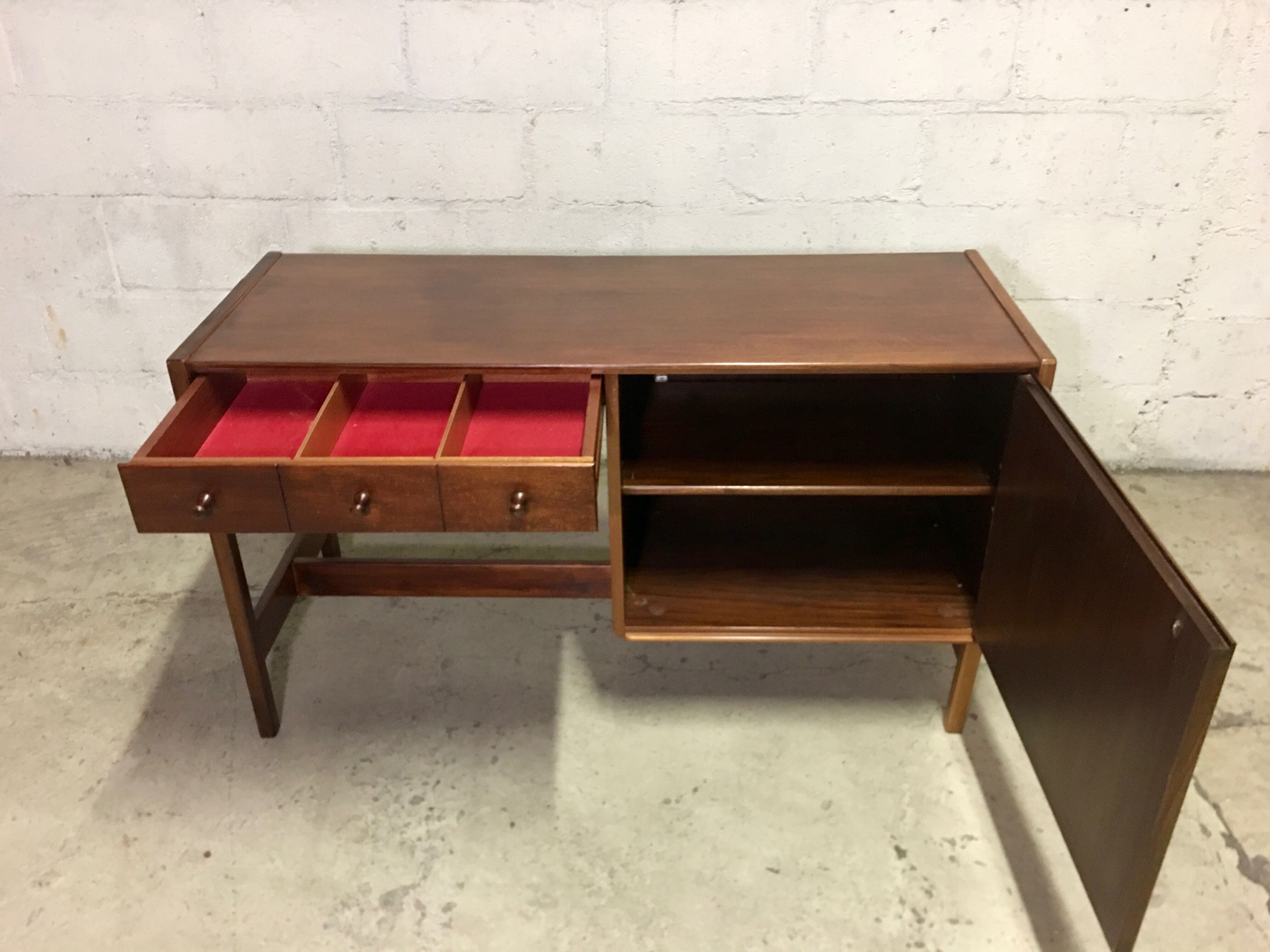 Scandinavian teak office