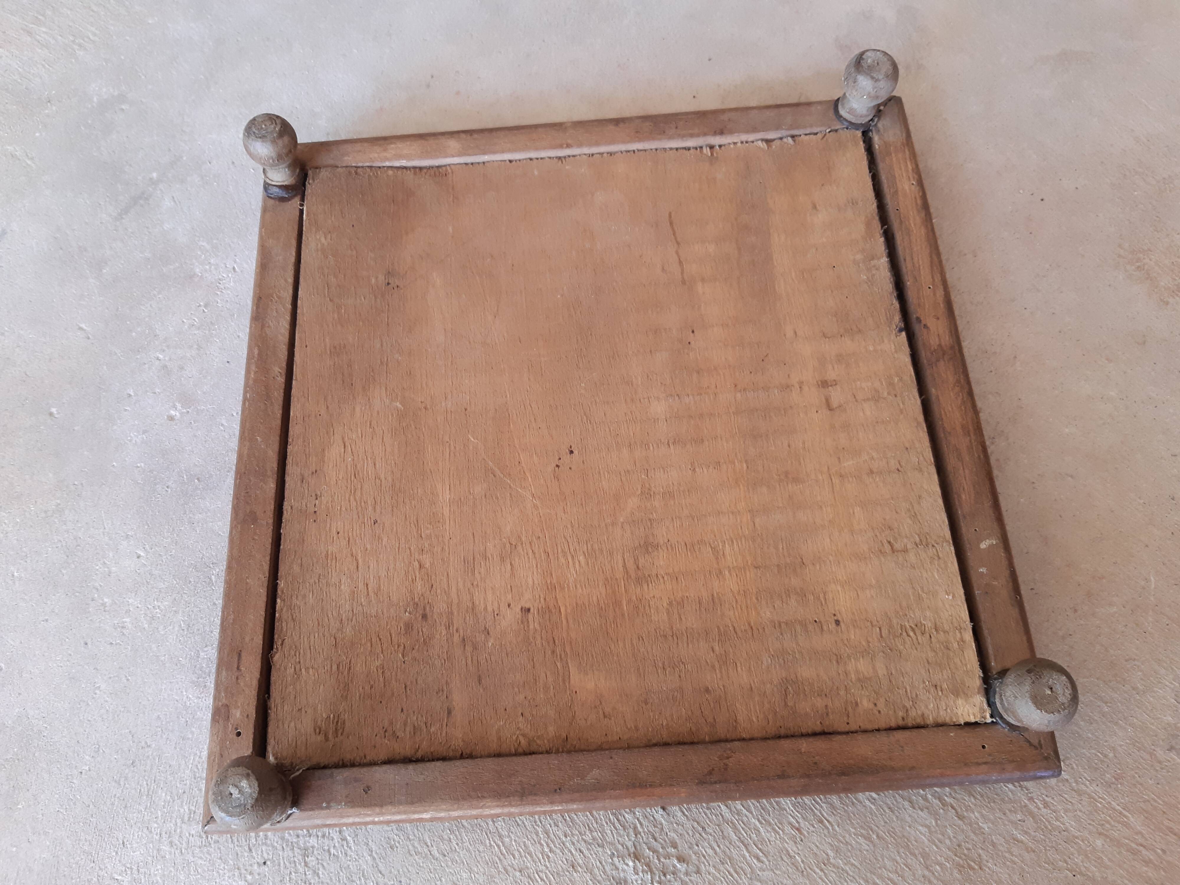 Wooden and ceramic underside 50s