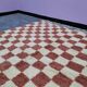 Handwoven natural wool rug, size 150/250 cm.