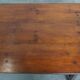 Antique English pine dining table for 6-8 people with oak base