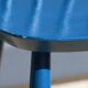 2 blue Tapiovaara style chairs