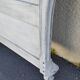 Louis xv style headboard with shabby chic patina