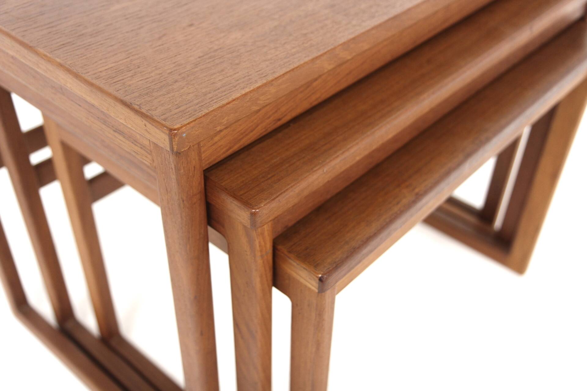 Svante Skogh teak nesting tables for Seffle Möbelfabrik, Sweden, 1960s