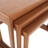 Svante Skogh teak nesting tables for Seffle Möbelfabrik, Sweden, 1960s