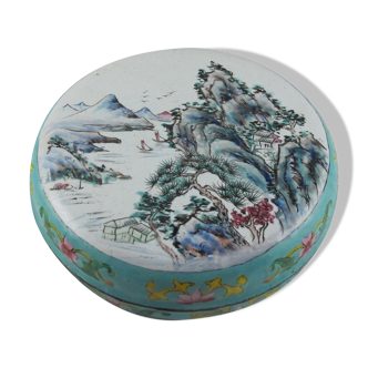 Former large box in enamelled bronze Chinese township China