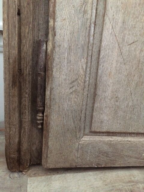 Antique door in solid oak