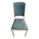 Chaise Style Louis XVI En bois Et Velours Bleu
