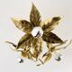 Lampe Flush Hollywood Regency par Willy Daro pour Massive