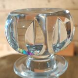 Large antique crystal decanter