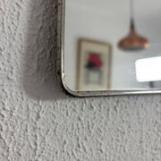 Vintage 1960s barber hairdresser cardboard chain mirror - 29 x 23 cm