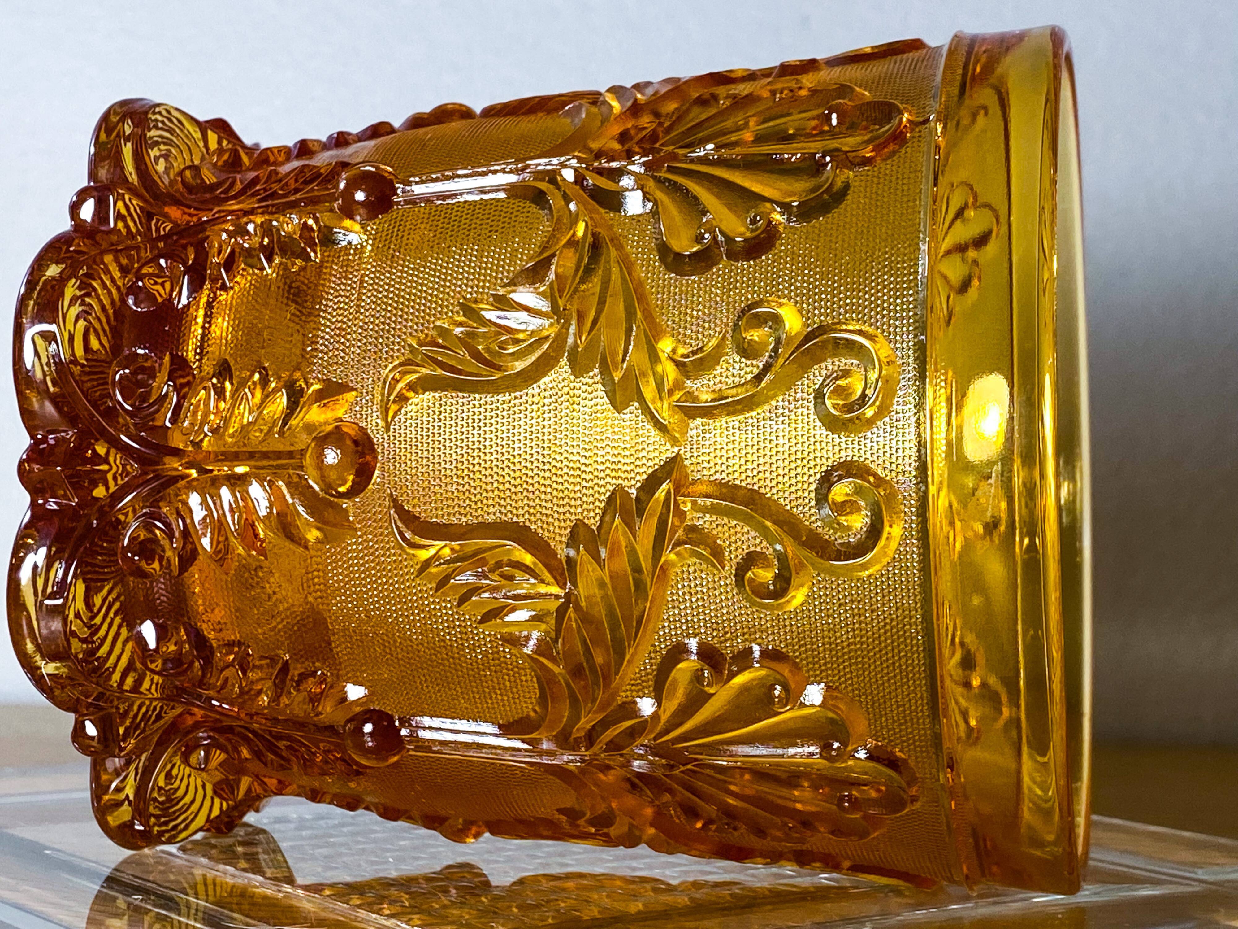 Vase Saint Louis Creusot M.Sablée Rocaille