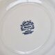 3 assiettes à dessert vintage anglaises Royal Tudor modèle bouquet bleu