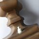 Brass lamp foot