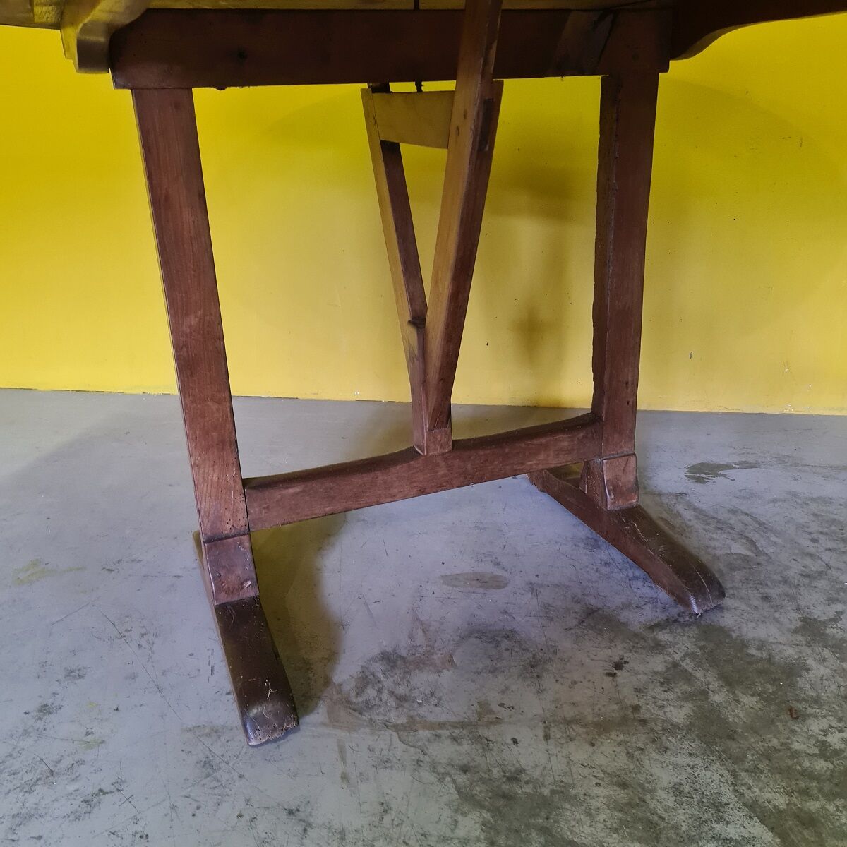 French wine table, called table vigneron, from the late 1800s