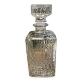 Carafe à whisky vintage verre embossé