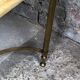 Coffee table in brass and onyx vintage 1960