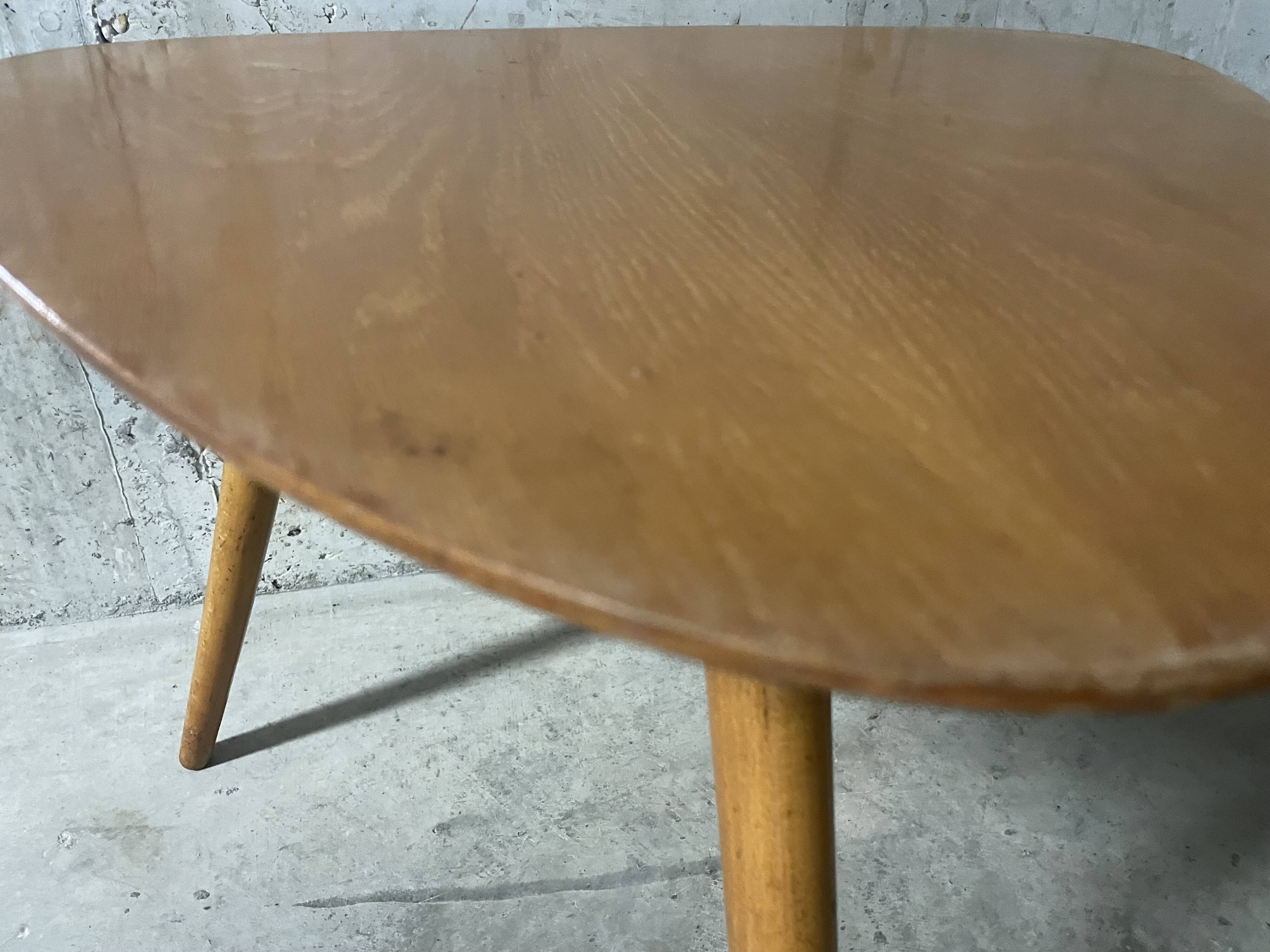 1960s tripod coffee table