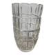 Faceted glass vase
