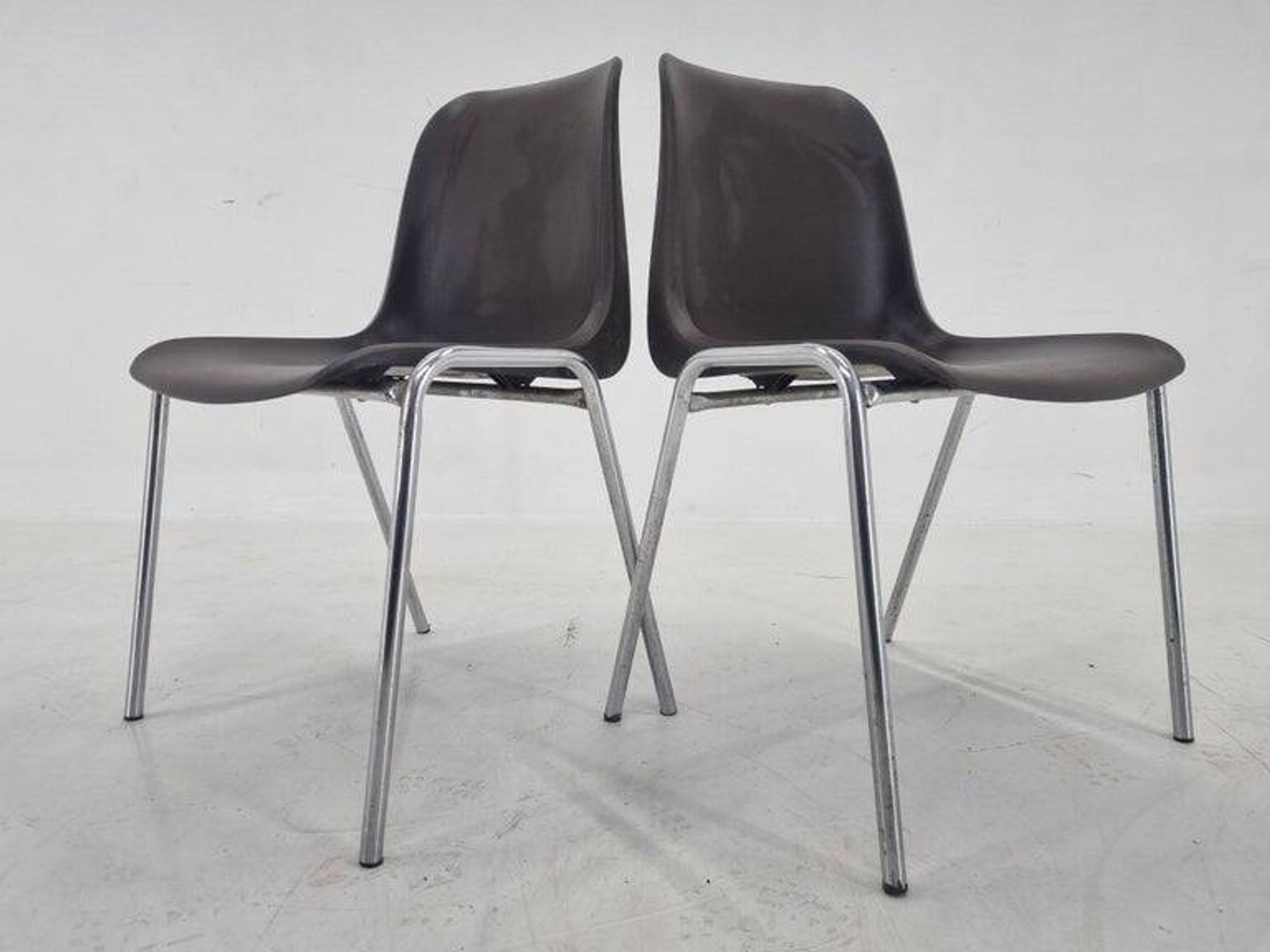Set of 2 Midcentury Chairs Europa Designed by Helmut Starke, 1990s