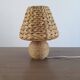 Lampe à poser tressée