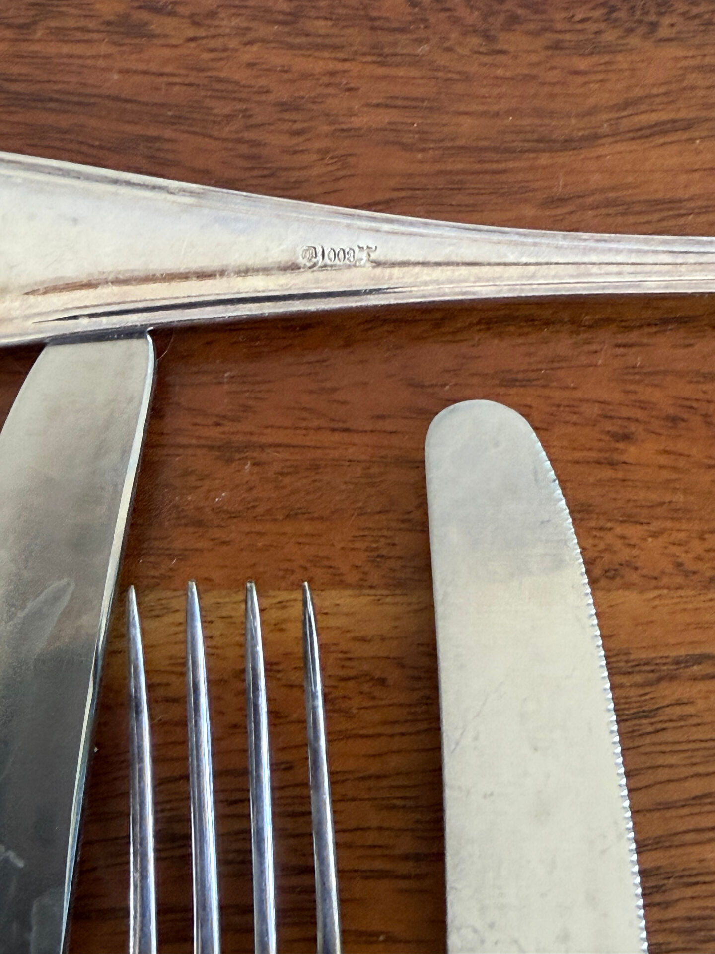 Set of solid silver cutlery Germany