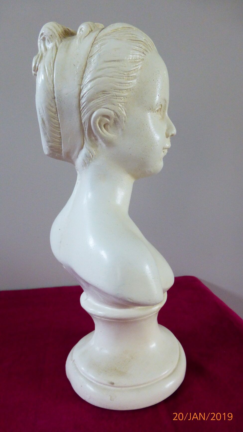 Pair of ceramic busts