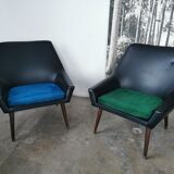Pair of vintage armchairs 1960