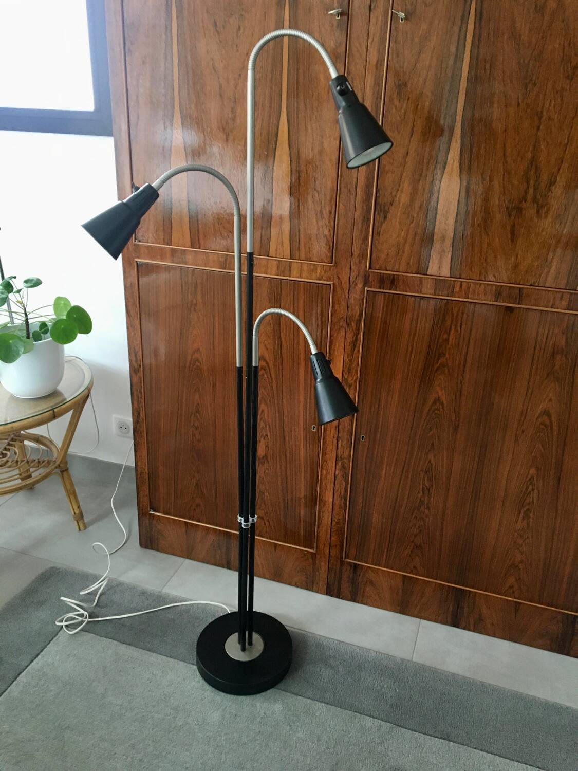 Rare 80s kvart ikea floor lamp 3 spots