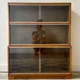 Library sectional glazed bookcase by Minty